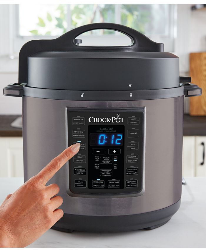 Crock-Pot 10-Qt. Express Crock Multi-Cooker with Easy Release Steam Dial -  Macy's