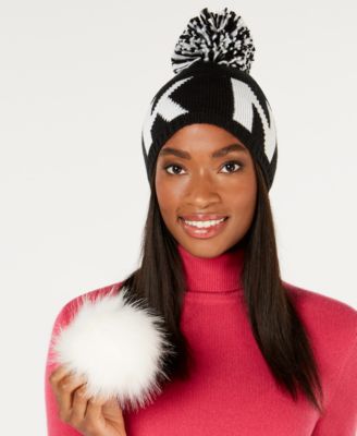 DKNY - Pom Pom Logo Beanie