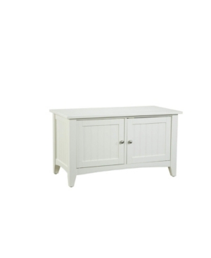 Shop Alaterre Furniture Shaker Cottage Storage Cabinet Bench In Ivory