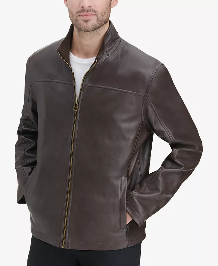 Men's Smooth Leather Jacket - thumbnail 10