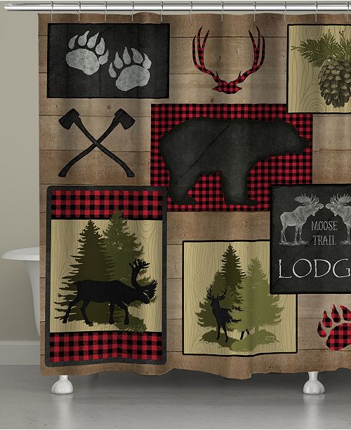 Laural Home Lumberjack Plaid Lodge Shower Curtain Reviews
