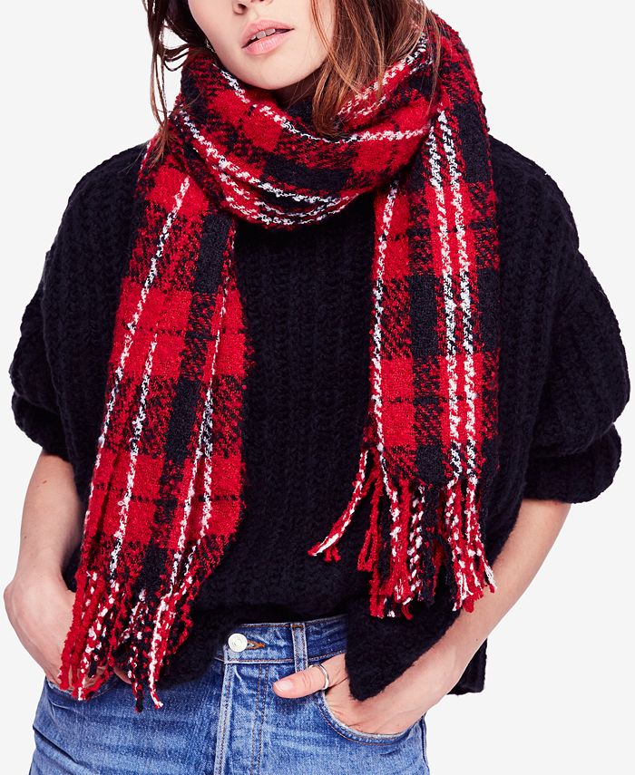 Free People Emerson Plaid Scarf Macy s