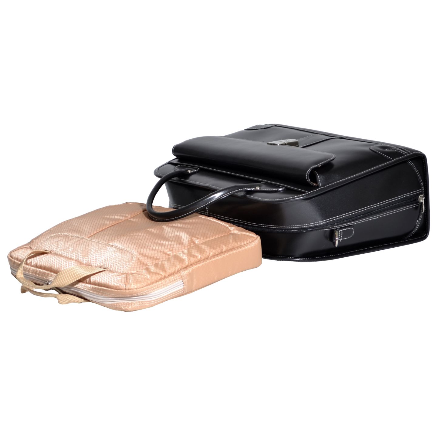 Портфели McKlein Lakewood, 15" Fly-Through Checkpoint-Friendly Ladies Laptop, цвет: Чёрный — фото 17