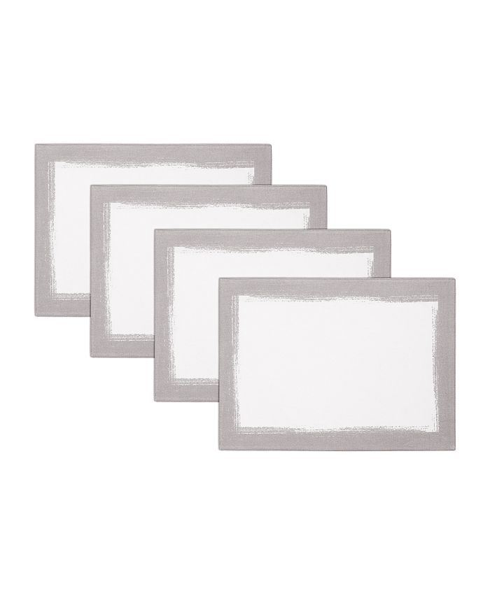 Villeroy & Boch - Metallic Brushstroke Placemat 4 Pc Set