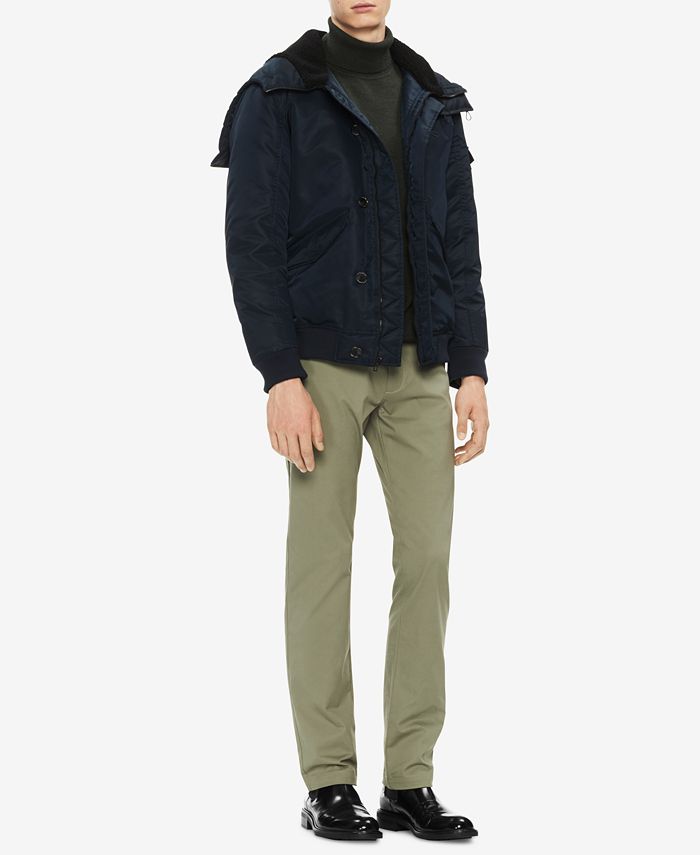 Calvin Klein Men's Oversized Puffer Bomber Jacket - Macy's