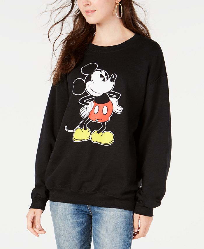 Modern Lux Juniors Disney Mickey Mouse Graphic Sweatshirt Macy s
