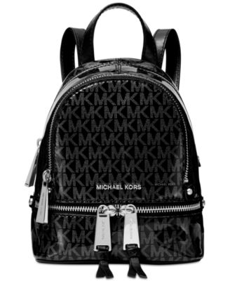 mk mini black backpack