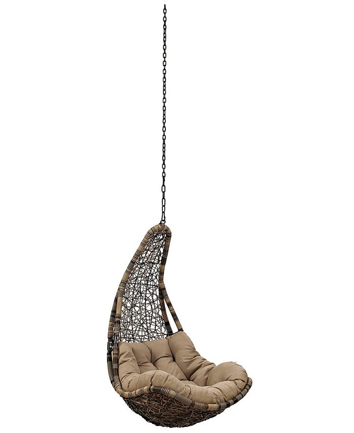 Modway Abate Outdoor Patio Swing Chair Without Stand White Macy's