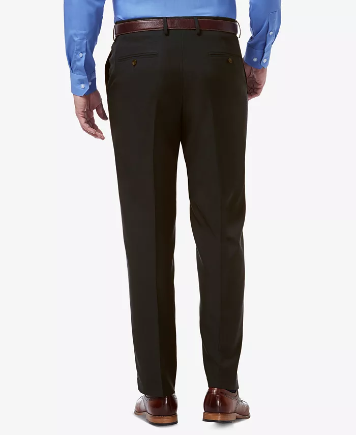 Men's Premium Comfort Stretch Classic-Fit Solid Flat Front Dress Pants - thumbnail 2