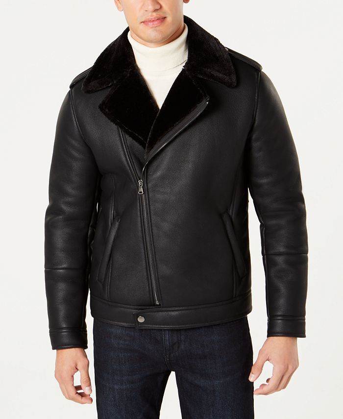 INC International Concepts I.N.C. Men's Cooper Faux Shearling Lined ...