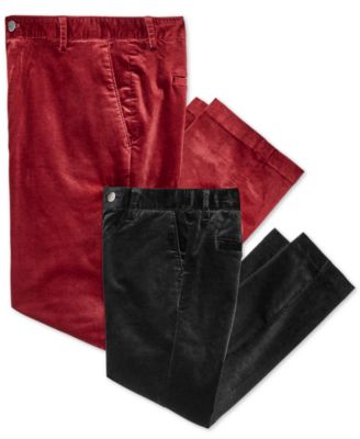 macys mens velvet pants