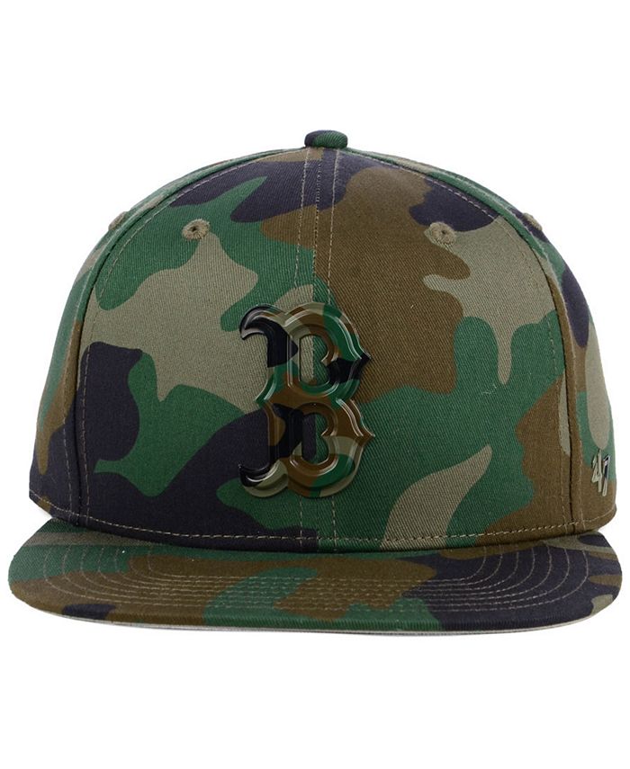 '47 Brand Boston Red Sox Camo Snapback Cap Macy's