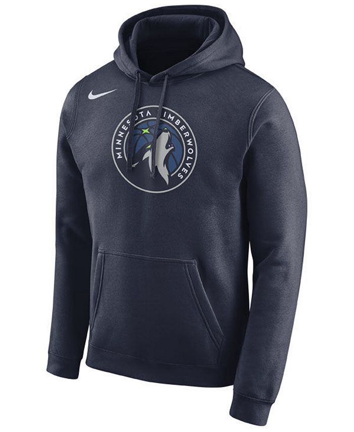 Nike Men's Minnesota Timberwolves Essential Logo Pullover Hoodie - Macy's