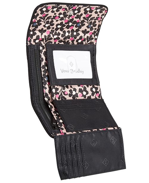 Vera Bradley Iconic RFID Riley Compact Wallet & Reviews - Handbags ...