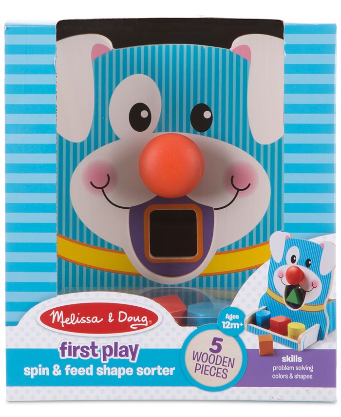 Melissa and Doug Melissa & Doug First Play Wooden Spin & Feed Shape