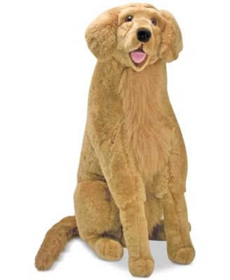 Melissa and Doug Melissa & Doug Plush Lifelike Giant Golden Retriever Dog