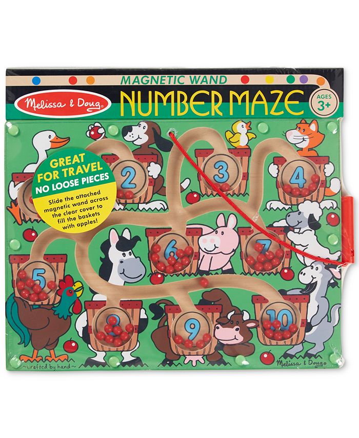 Melissa & doug magnetic number sale maze