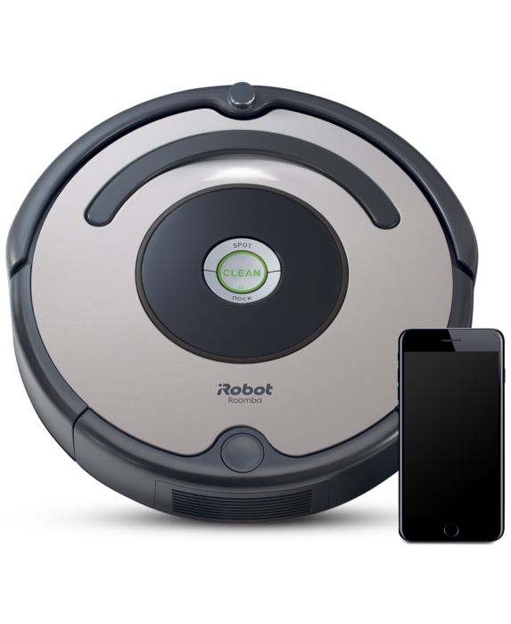 iRobot Roomba® 677 Wi-Fi Connected Robot Vacuum, Gray