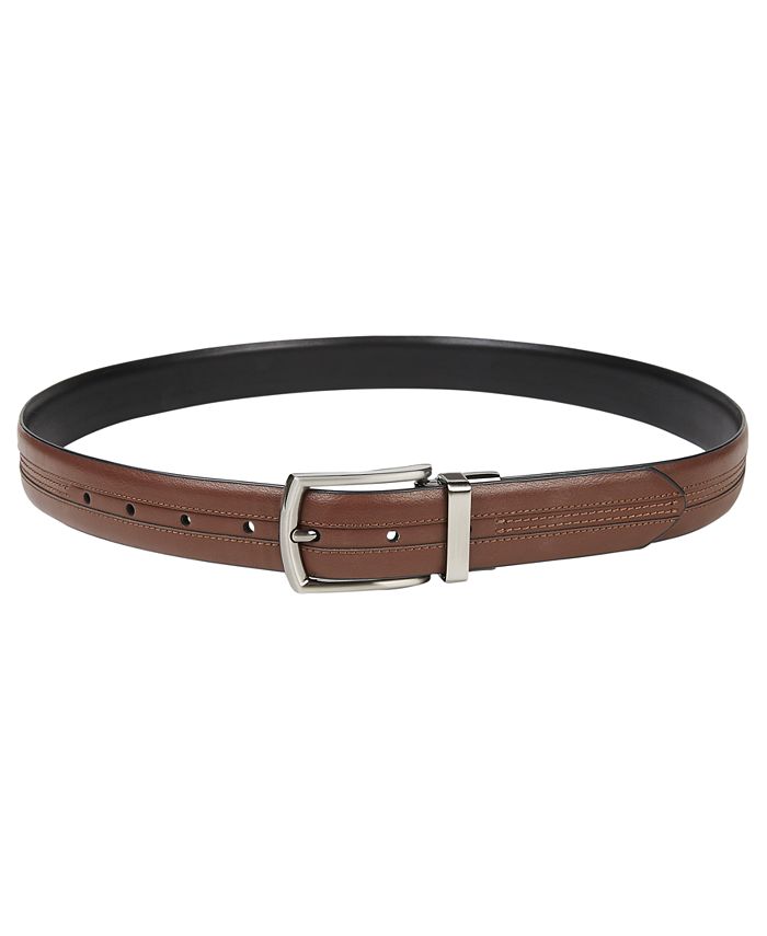 Club Room Men's Reversible Stretch Belt, Created for Macy's - Macy's