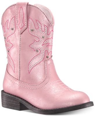 little girl pink cowboy boots