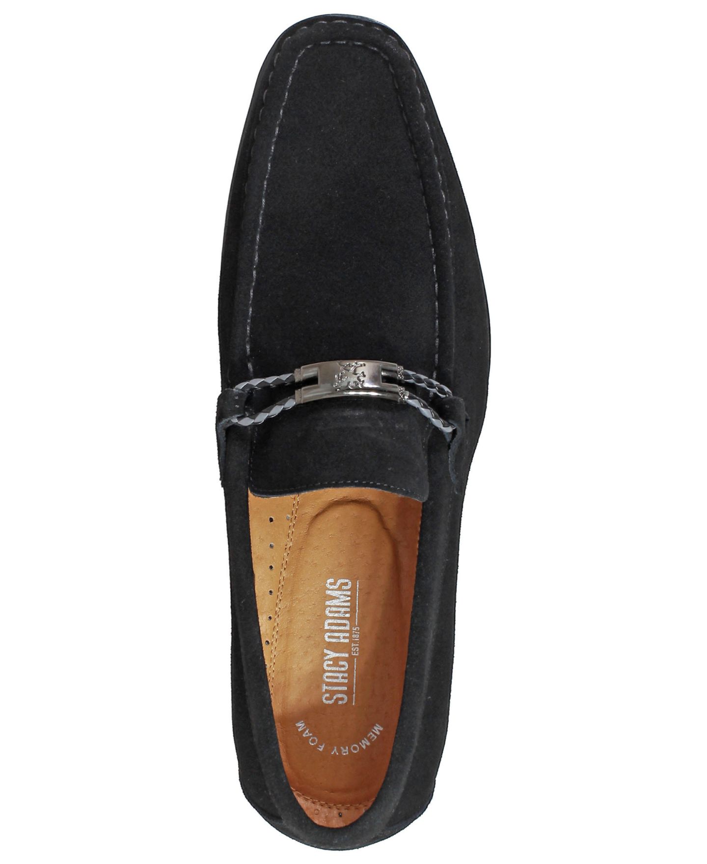Мужские туфли Stacy Adams Neville Moc-Toe Slip-On, цвет: Чёрный — фото 3