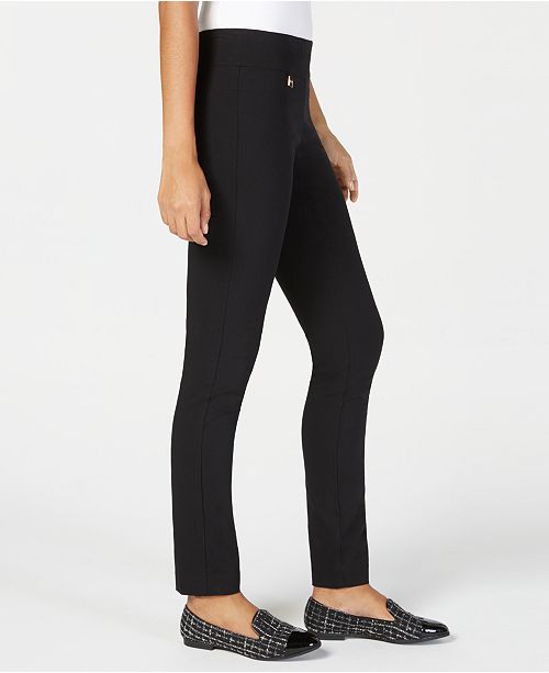 Alfani Tummy-Control Skinny Pants, Created for Macy's - Pants - Women ...