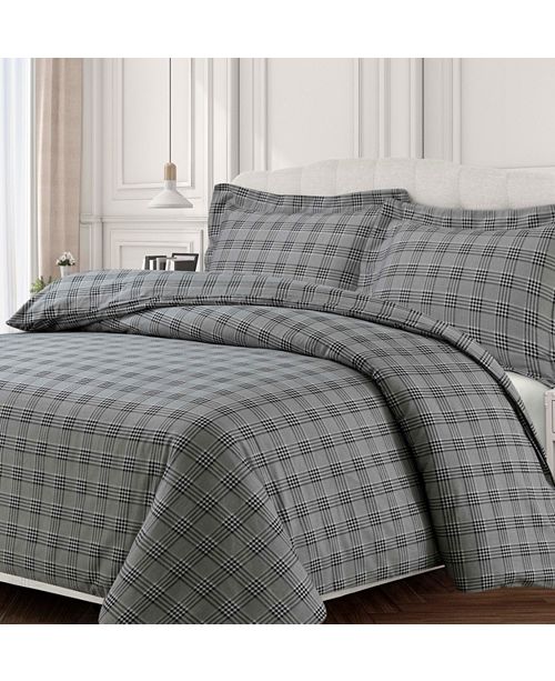 Tribeca Living Savannah Cotton Flannel Printed Oversized King