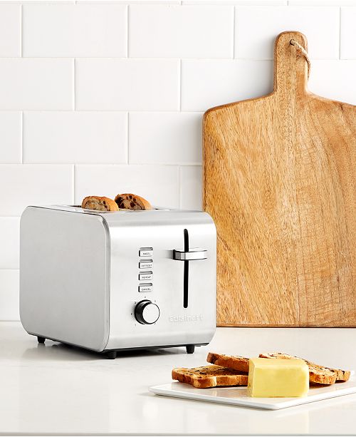 Cuisinart Cpt 5 Metal 2 Slice Toaster Created For Macy S Reviews Small Appliances Kitchen Macy S
