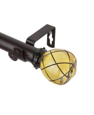 Rod Desyne - Supreme Curtain Rod 1 inch dia 28-48 inch - Clear Champange