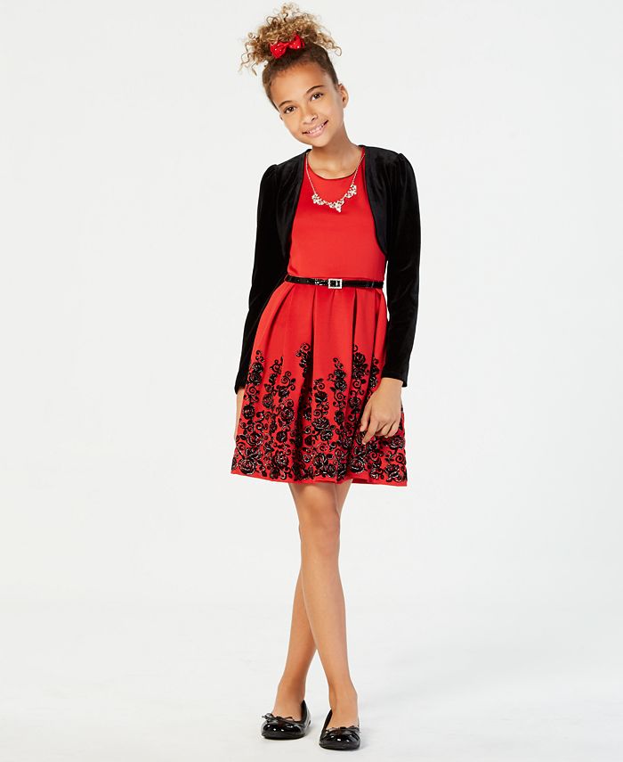 Girls velvet shrug cheap