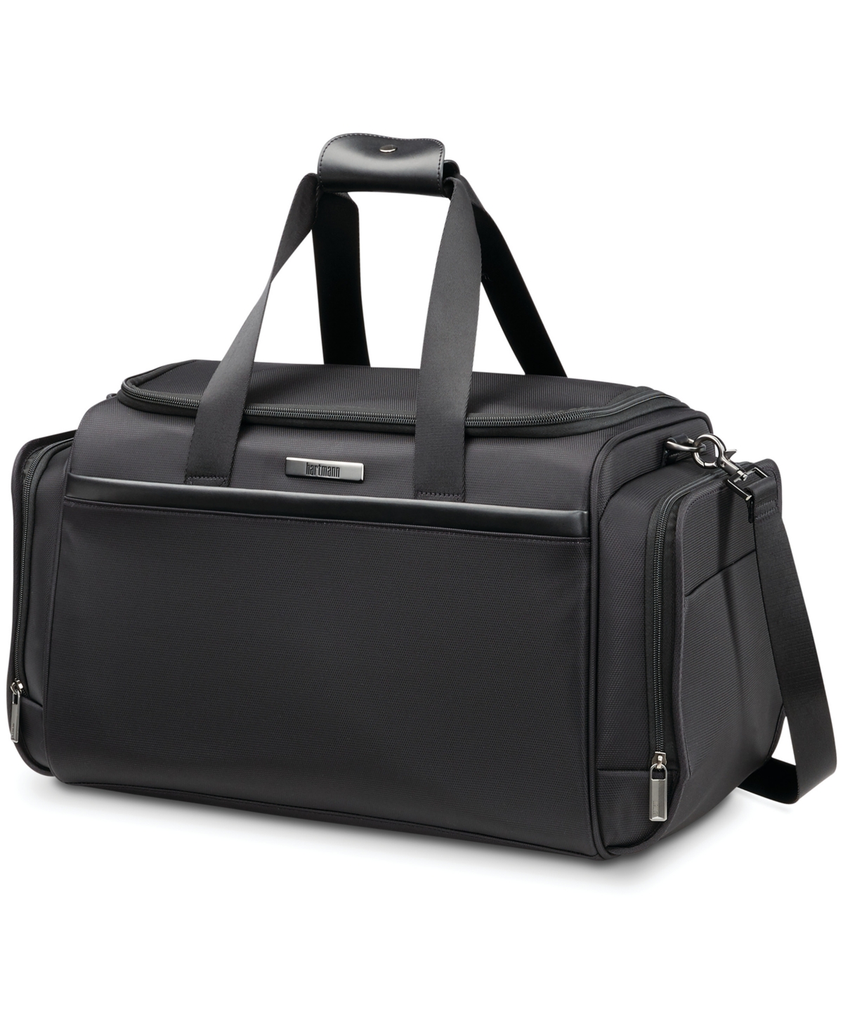 Shop Hartmann Metropolitan 2 Travel Duffel Bag In Deep Black