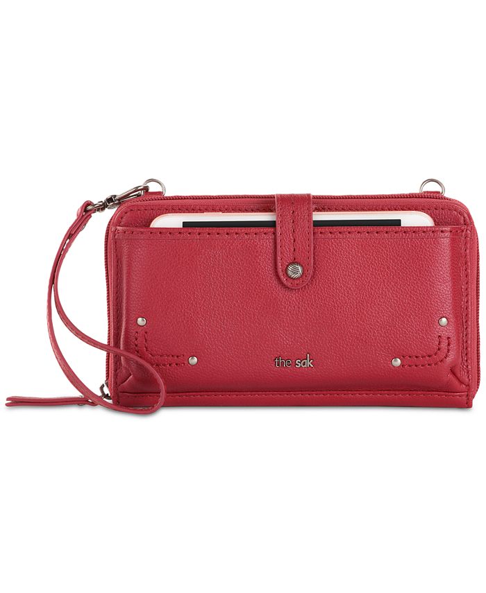 The Sak Women s Iris Smartphone Leather Crossbody Wallet Macy s