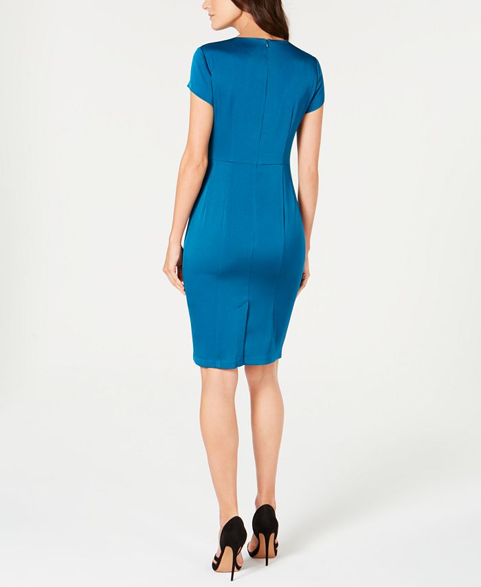 Nanette Lepore City Ruched Sheath Dress, Created for Macy's - Macy's