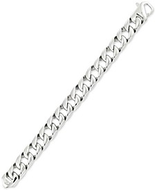Large Curb Link Bracelet in Stainless Steel