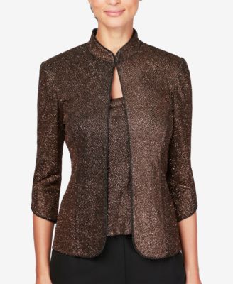 Alex Evenings - Metallic Jacket & Top