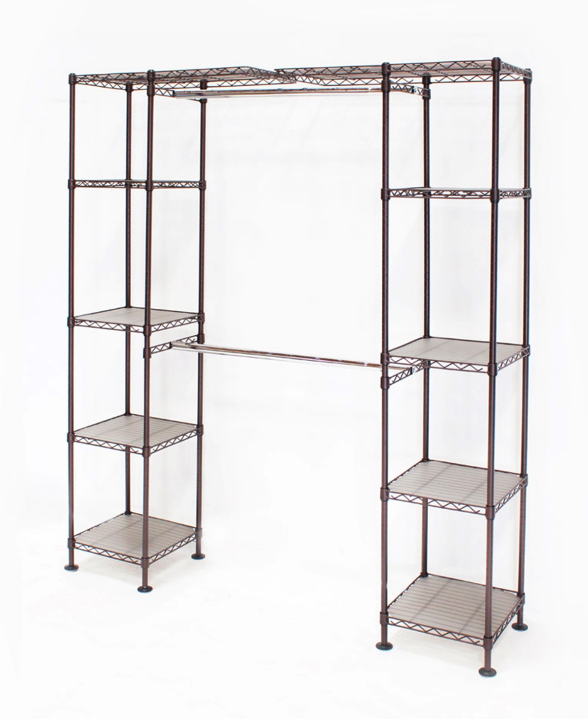 Expandable Closet Organizer System - Plated Steel