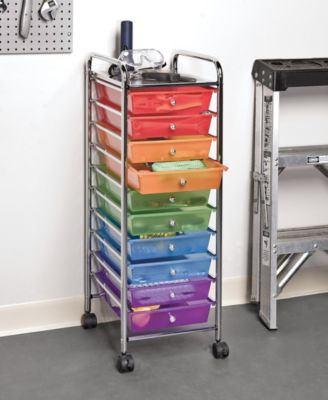 10 Drawer Organizer Cart