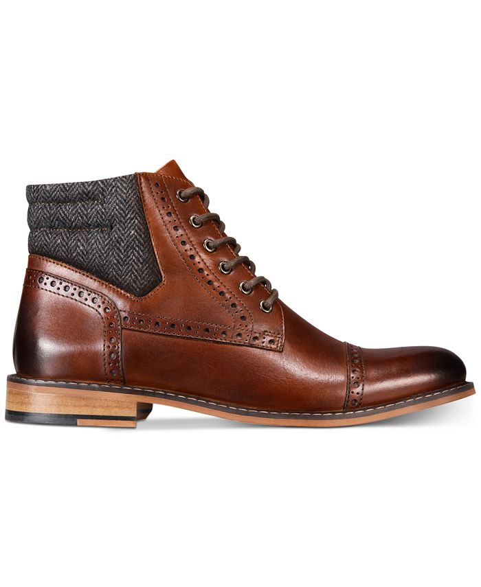 Bar III Men's Carter Leather Dress Boots, Created for Macy's Macy's