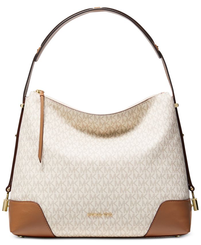 Michael Kors Crosby Signature Shoulder Bag & Reviews - Handbags &  Accessories - Macy's