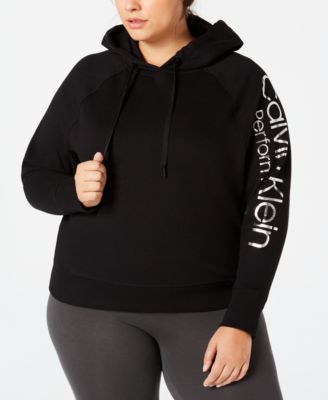 calvin klein performance plus size hoodie