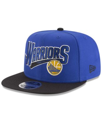 New Era Golden State Warriors Retro Tail 9FIFTY Snapback Cap - Macy's