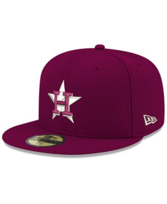 purple astros hat