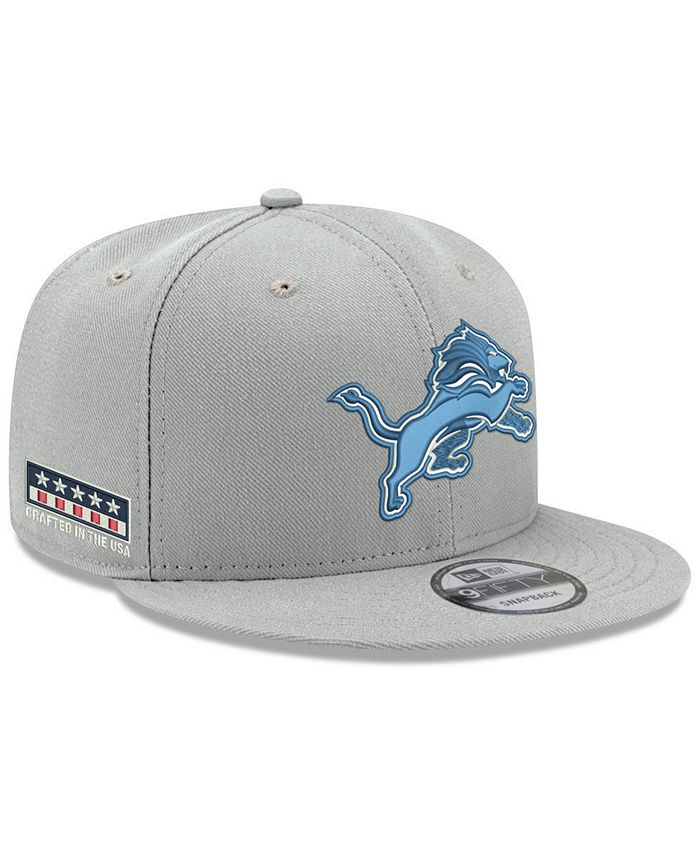 Men's New Era Blue Detroit Lions Grade Trucker 9FIFTY Snapback Hat