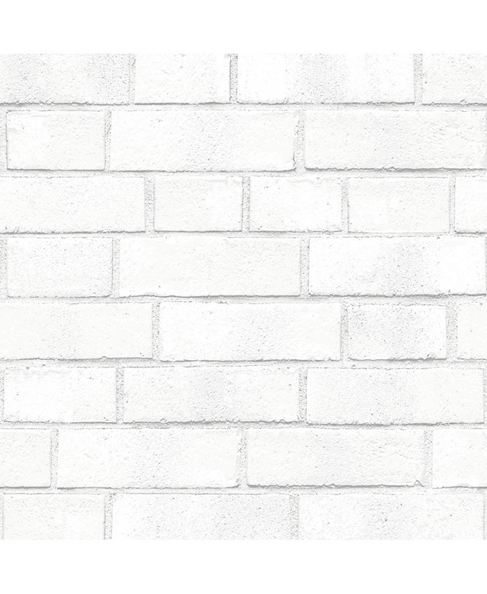 Tempaper Textured Brick Peel and Stick Wallpaper Macy's
