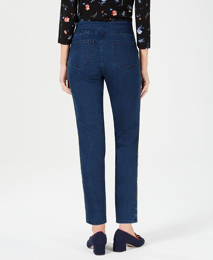 Charter Club Cambridge Skinny Pull-On Pants, Created for Macy's ...