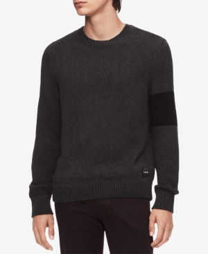 CALVIN KLEIN MEN'S COLORBLOCKED SWEATER