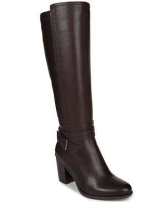 Naturalizer Kelsey Wide Calf Leather Riding Boots & Reviews - Boots ...