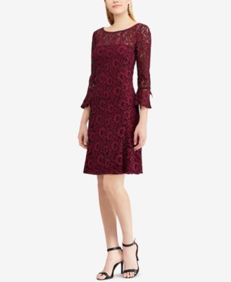 American Living - Ruffled Lace Dress