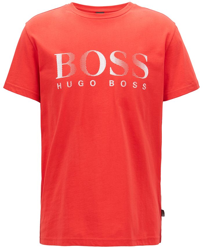 Hugo Boss Boss Mens Relaxed Fit Logo Graphic Cotton T Shirt And Reviews Hugo Boss Men Macys 9635