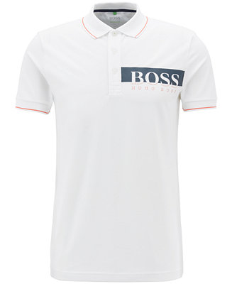 Hugo Boss BOSS Men's Slim-Fit Logo Graphic Polo & Reviews - Hugo Boss ...